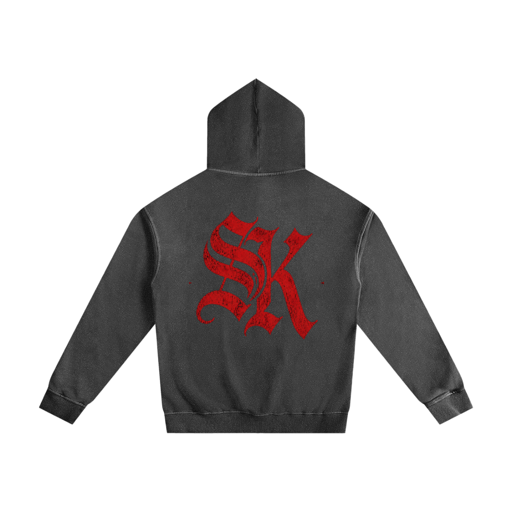 Vintage Washed Cotton Hoodie
