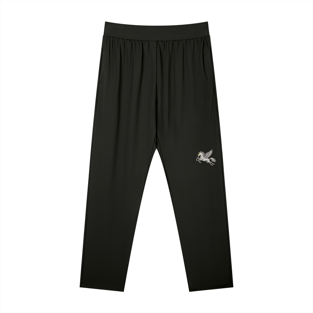 Men's Straight Leg Elastic Waist Pants