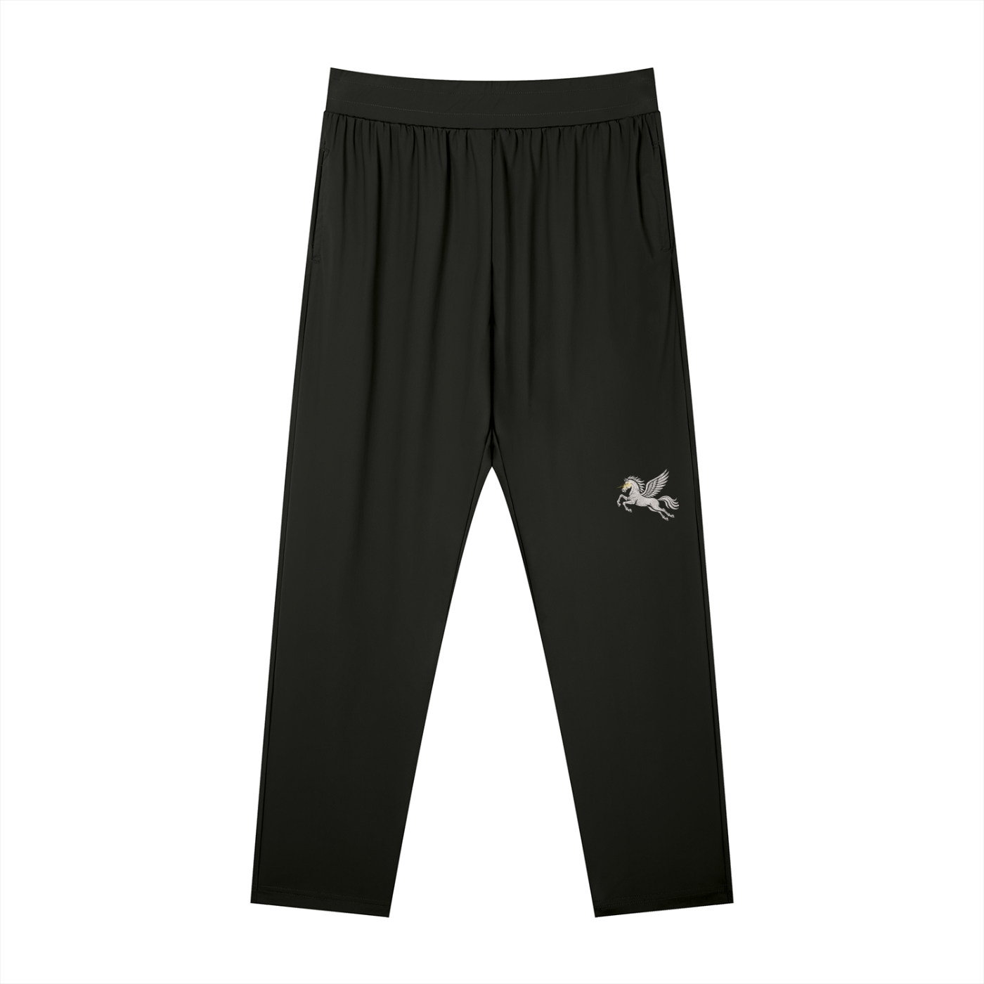 Men's Straight Leg Elastic Waist Pants