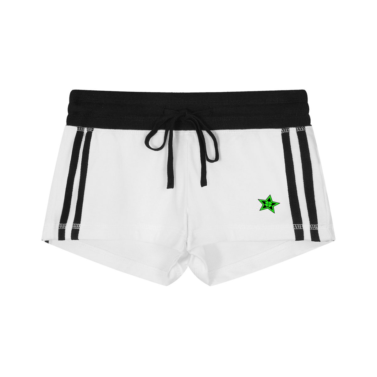 Women's Contrast Stripe Track Shorts