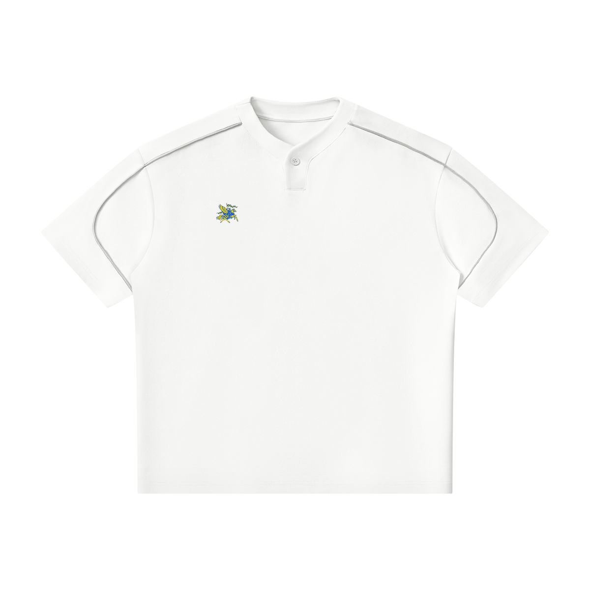 Unisex Mineral Wash Boxy Waffle T-Shirt