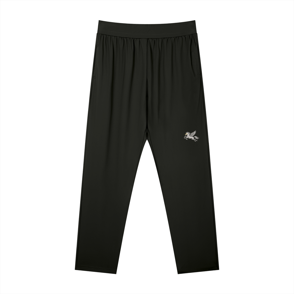 Men's Straight Leg Elastic Waist Pants