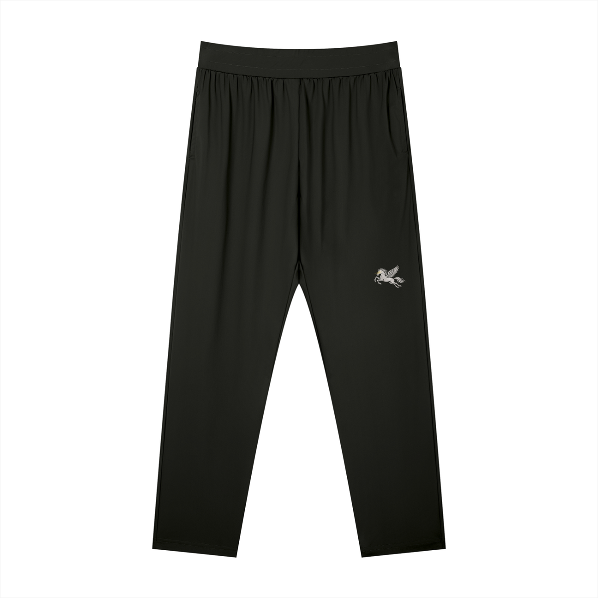 Men's Straight Leg Elastic Waist Pants