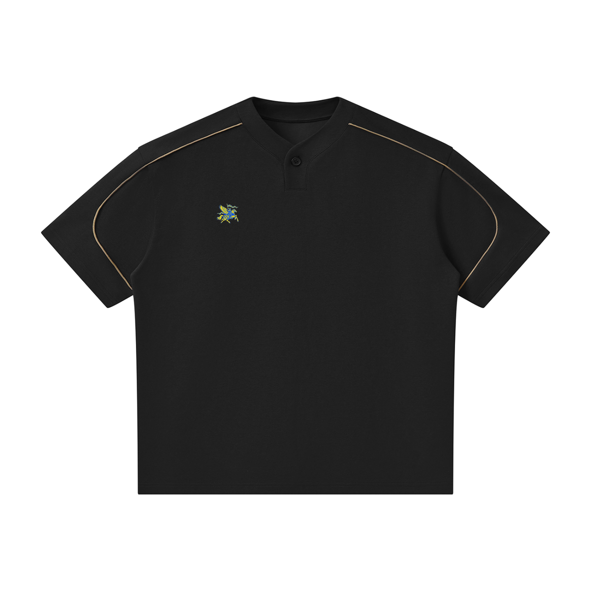 Unisex Mineral Wash Boxy Waffle T-Shirt