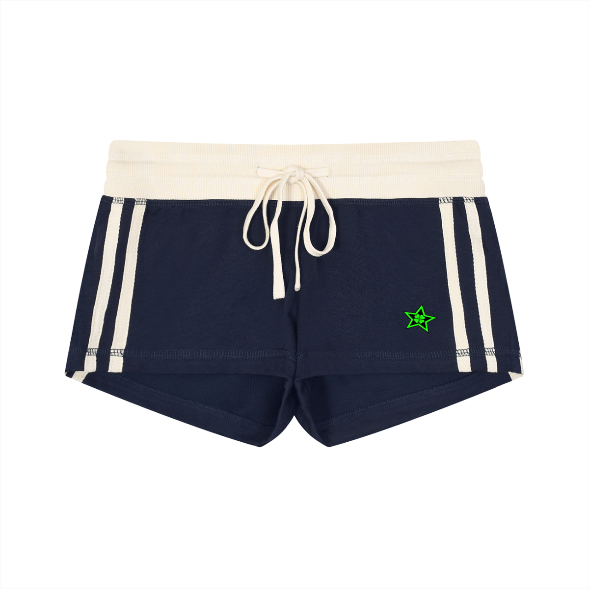Women's Contrast Stripe Track Shorts