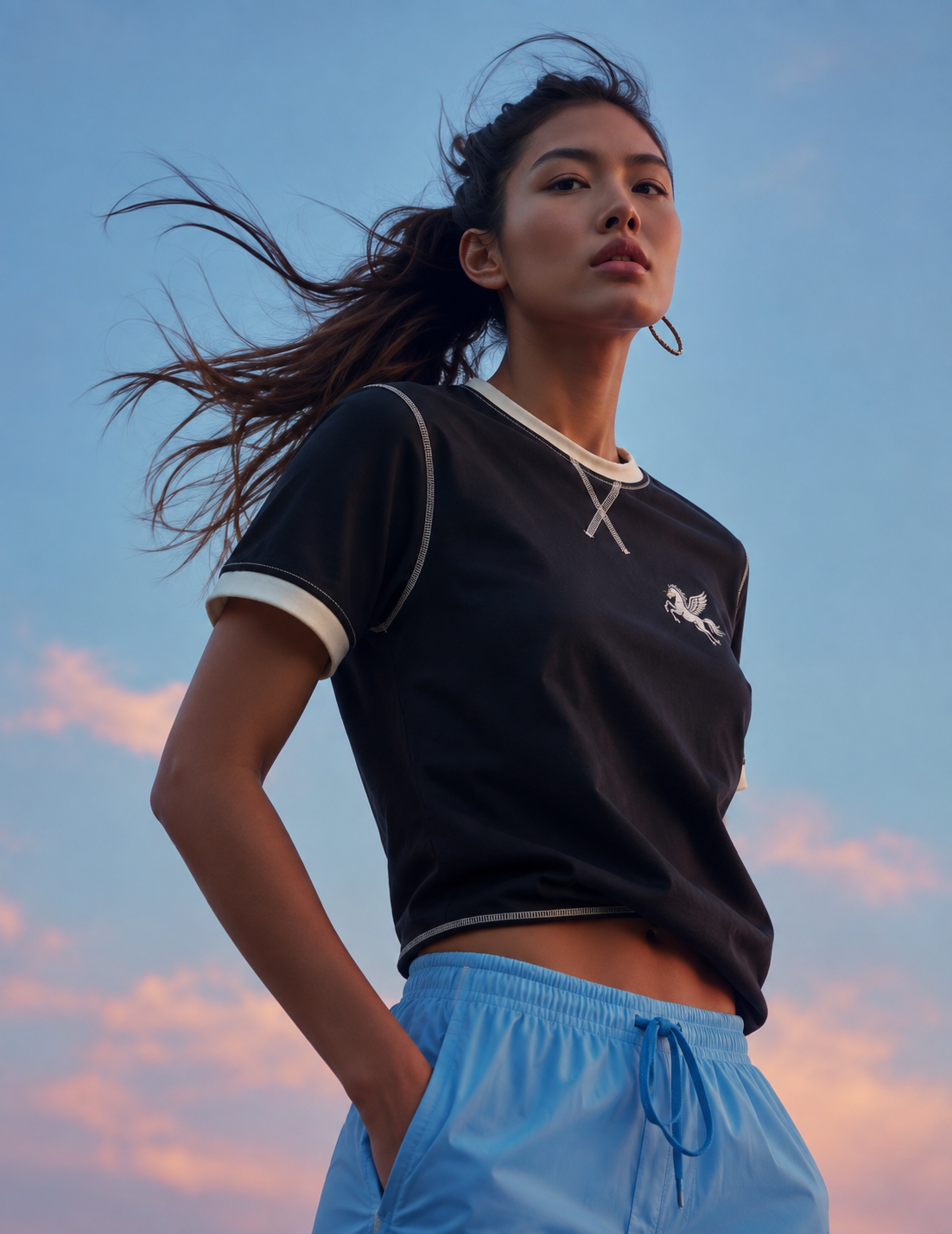 Contrast-Stitched Cotton T-Shirt