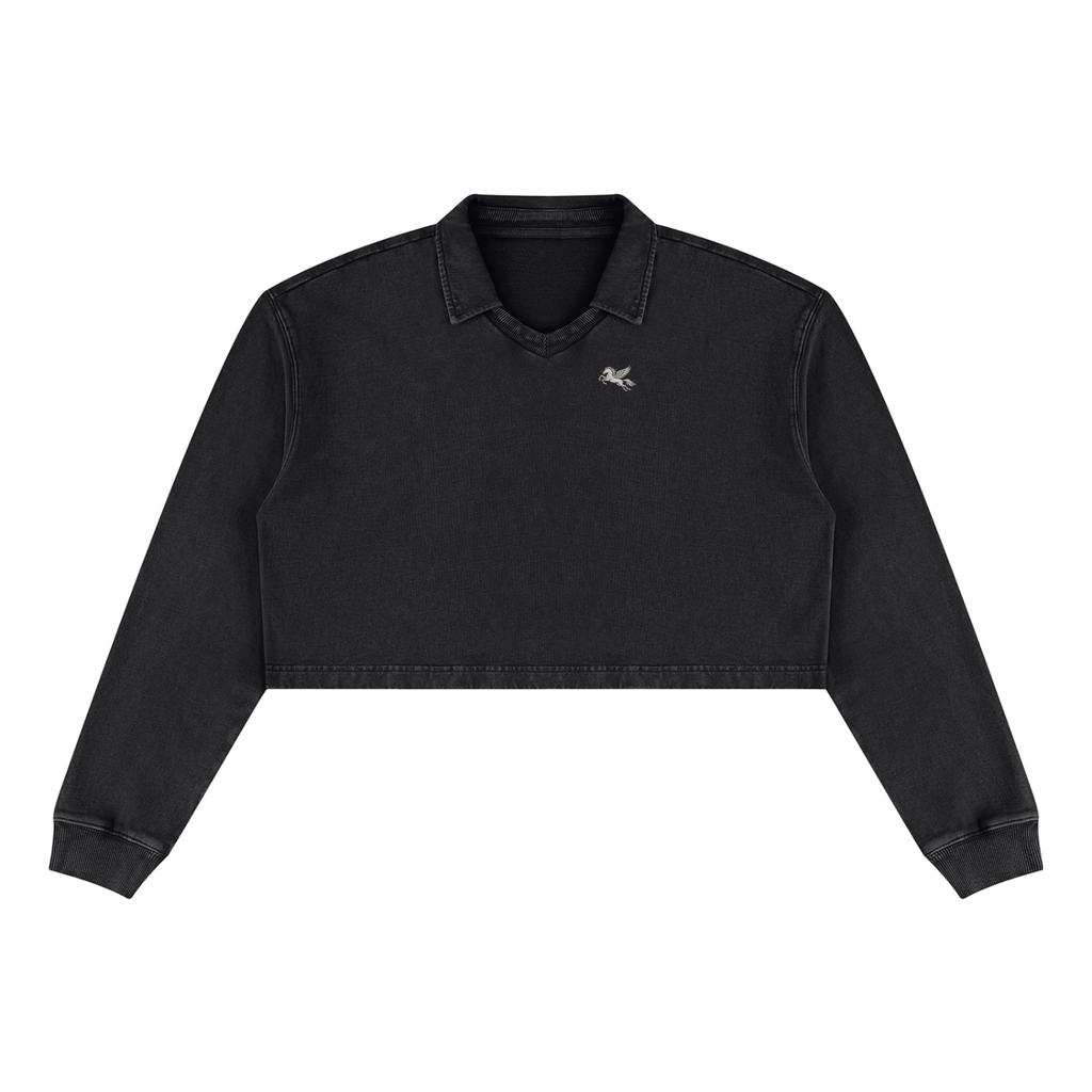 Women’s Vintage Wash Crop Sweatshirt