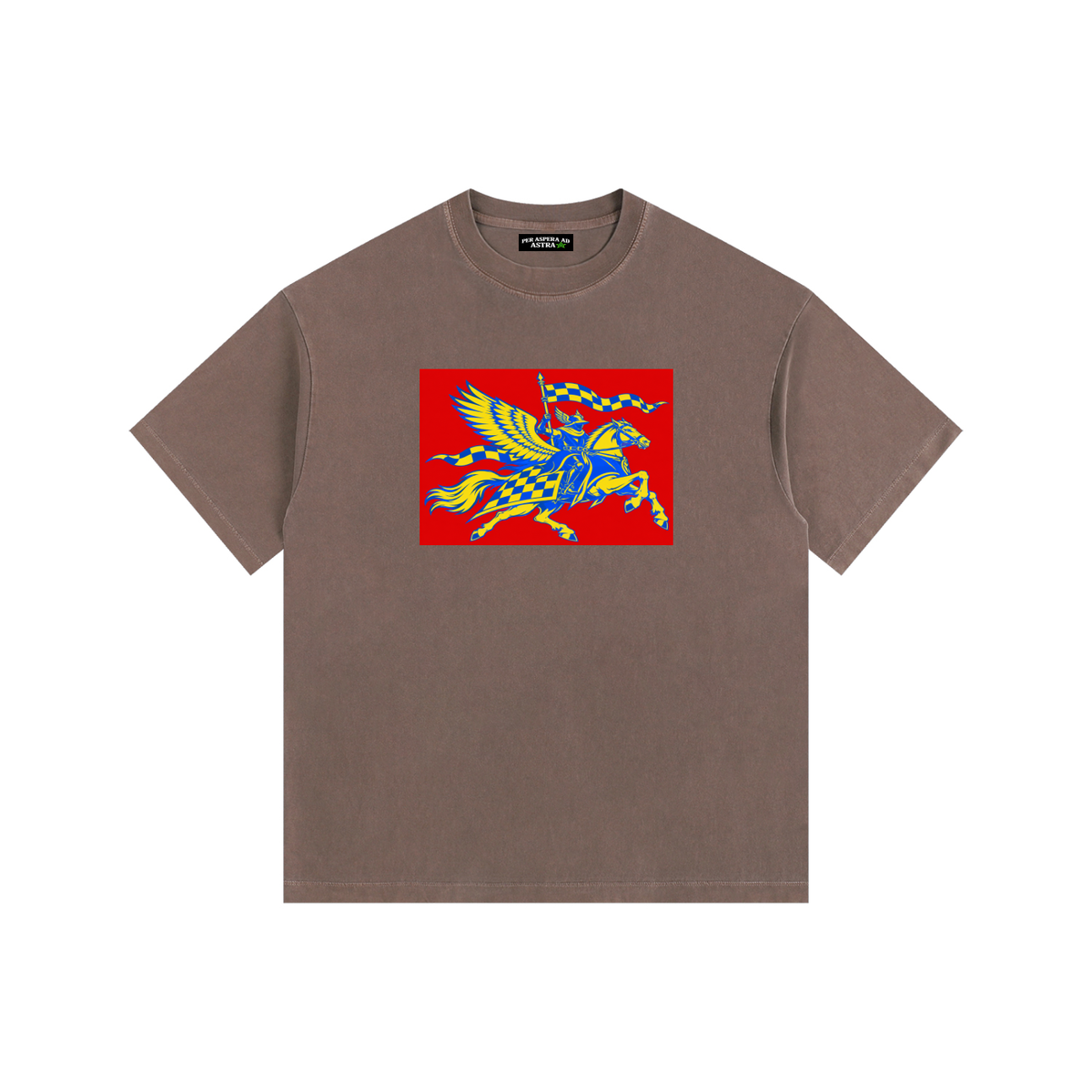 Unisex Mineral Wash Boxy Waffle T-Shirt