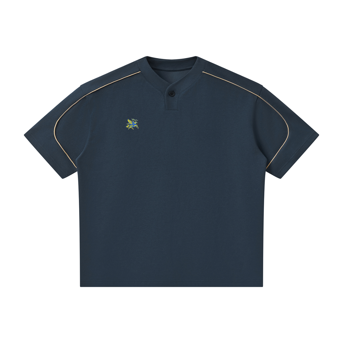 Unisex Mineral Wash Boxy Waffle T-Shirt