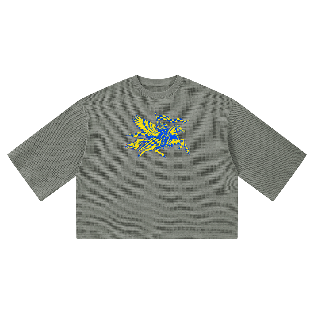 Unisex Waffle Boxy T-Shirt