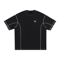 Streetwear Contrast-Stitched Cotton T-Shirt
