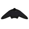 Women's Crop Mock Neck Sweatshirt